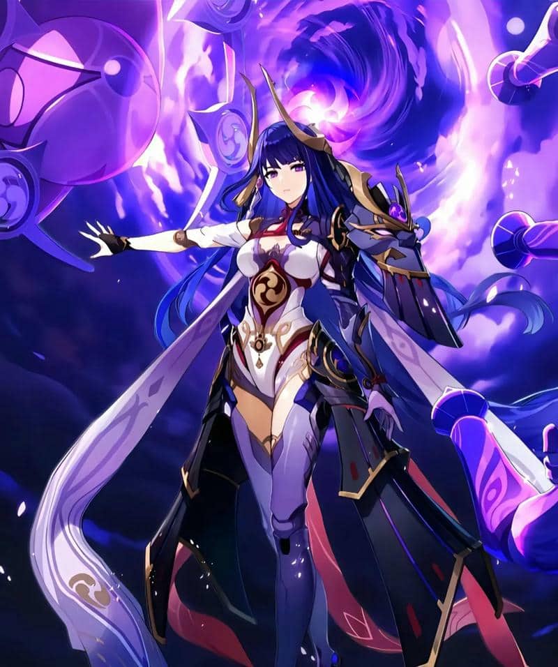 ảnh raiden shogun dễ thương