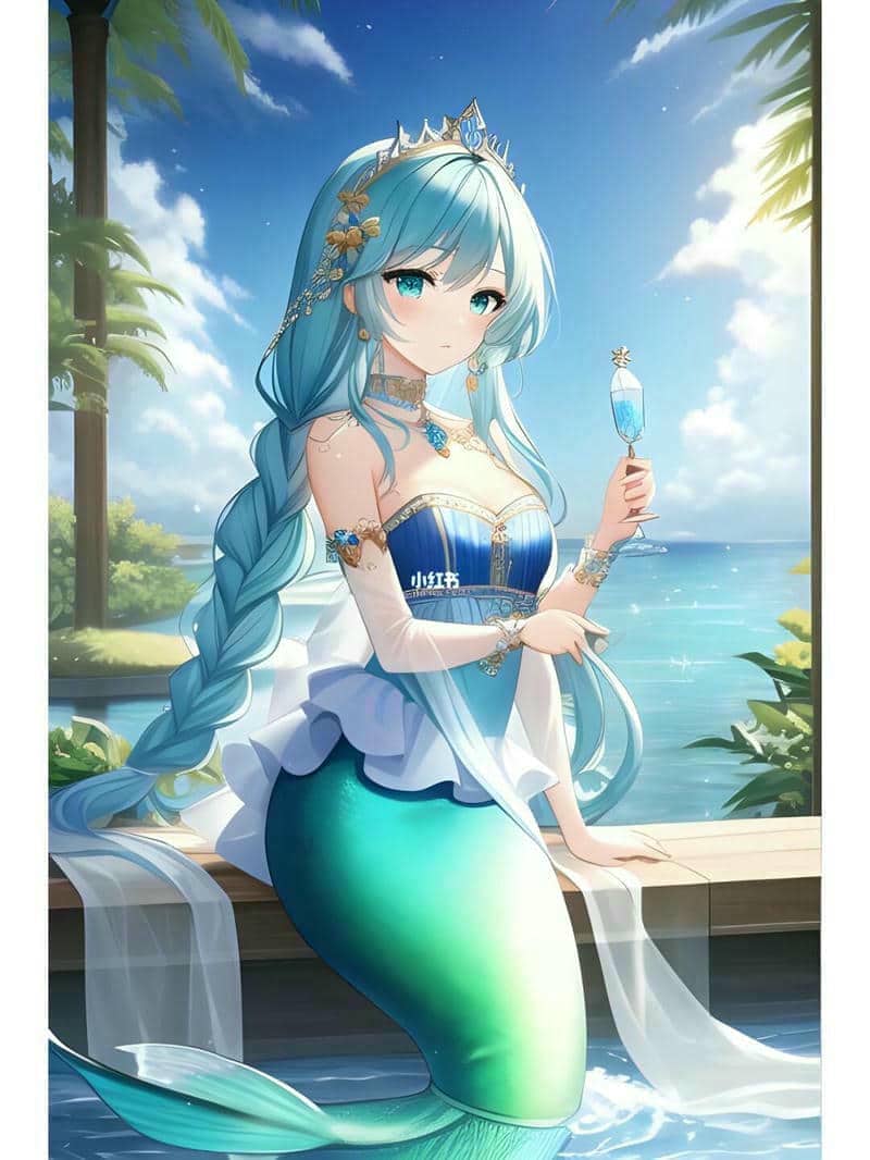 99+ Hình ảnh chibi nàng tiên cá cute, dễ thương nhất 29 ảnh vẽ nàng tiên cá anime