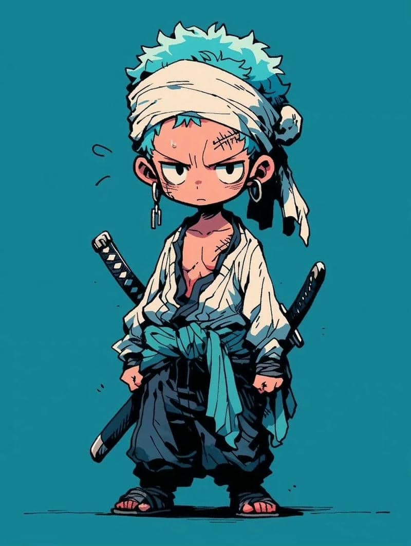 Bộ sưu tập 99+ hình ảnh chibi Zoro ngầu, đáng yêu nhất 8 ảnh zoro cute