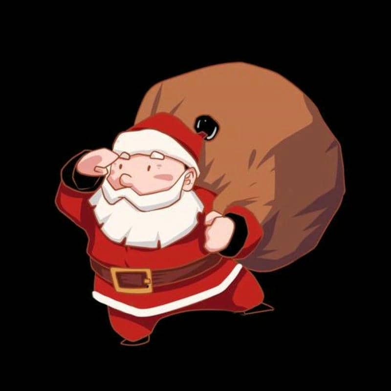 cách vẽ ông già noel cute