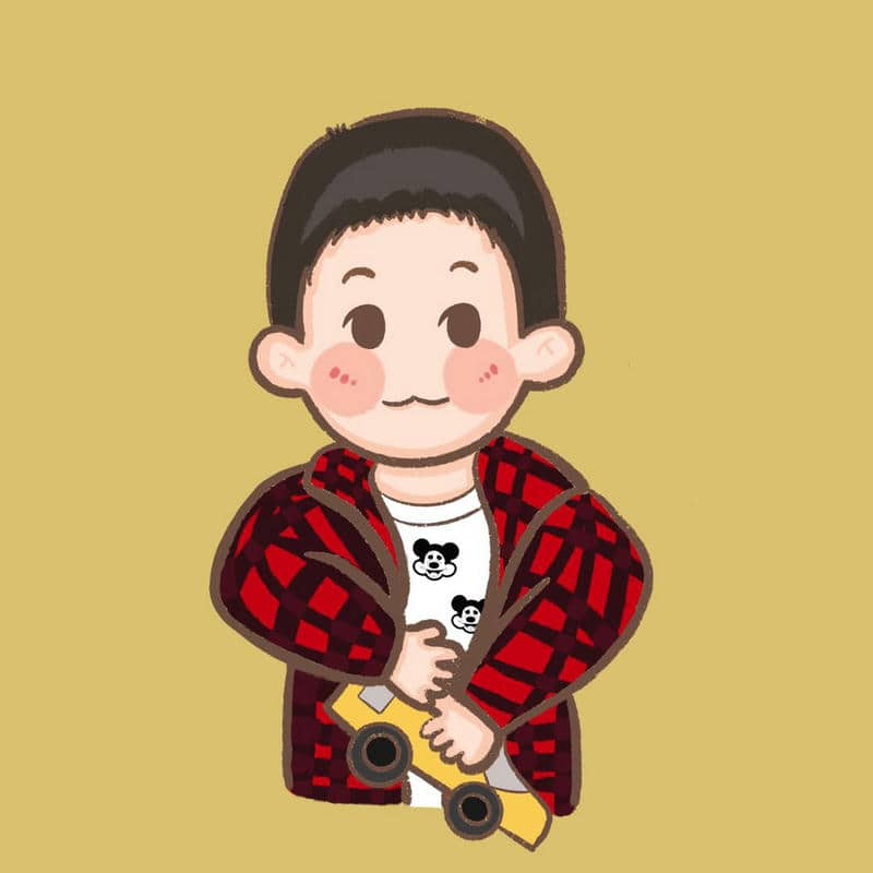 chibi bé trai vector