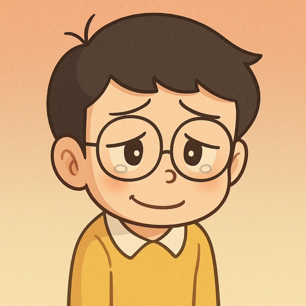 Chibi nobita khóc nhè