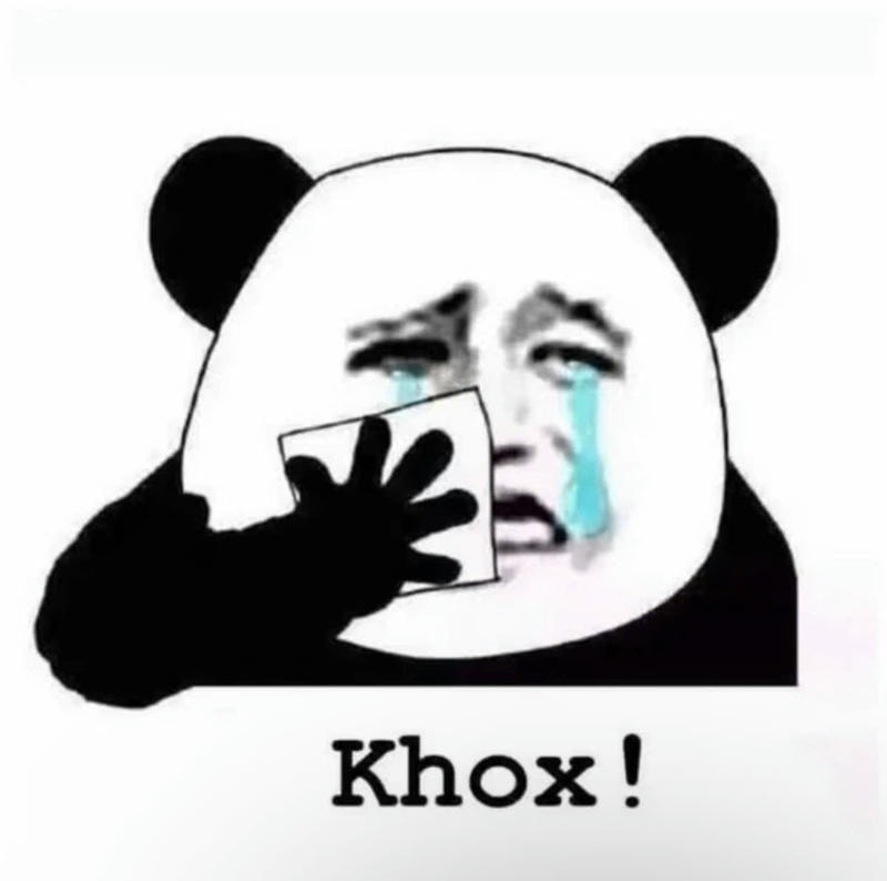 gấu trúc khóc meme