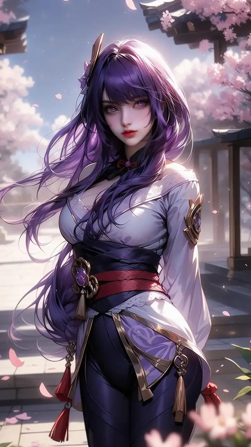 genshin raiden anime