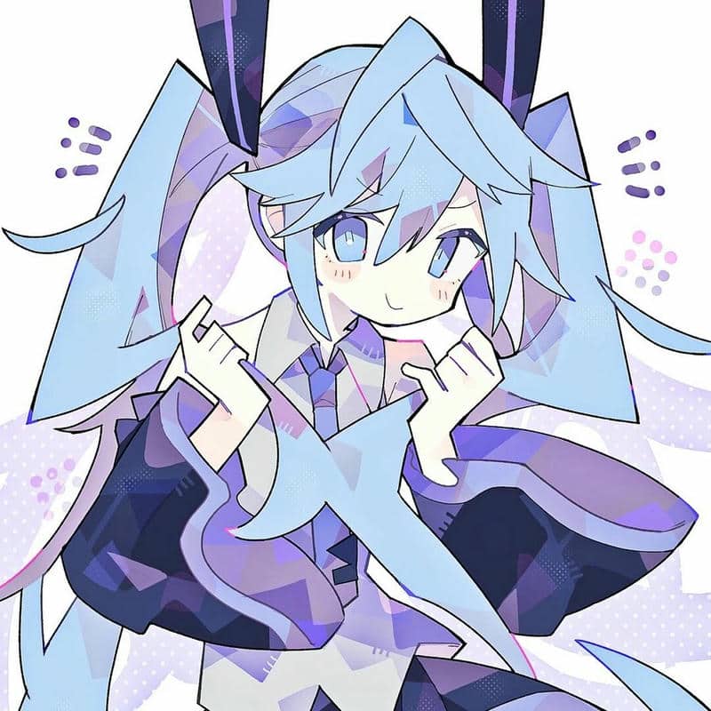 hatsune miku cute anime