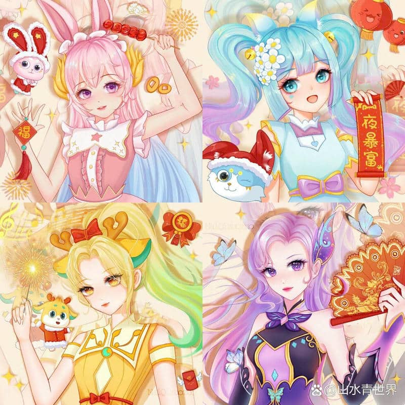 hình ảnh 4 người bạn thân nữ cute