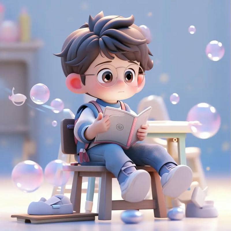 hình ảnh bé trai cho trẻ tô màu