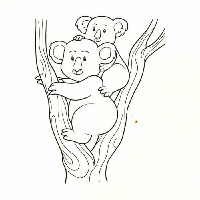 hình tranh tô màu con vật cho bé