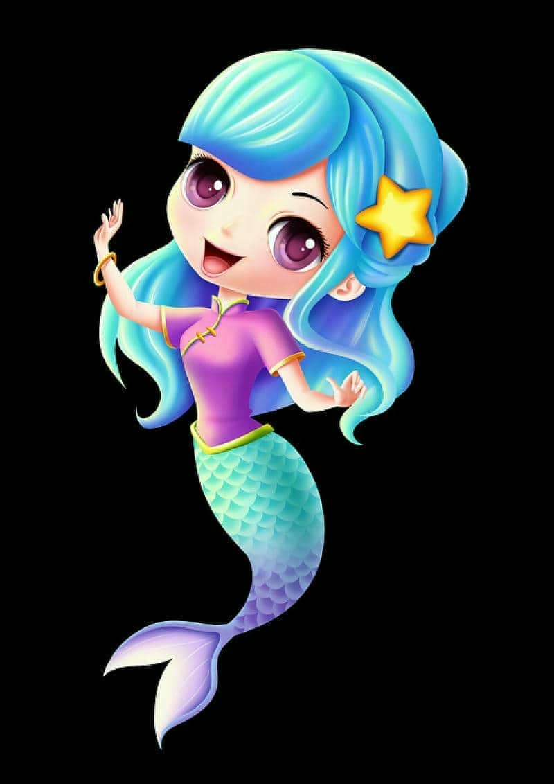 99+ Hình ảnh chibi nàng tiên cá cute, dễ thương nhất 32 hình ảnh công chúa nàng tiên cá