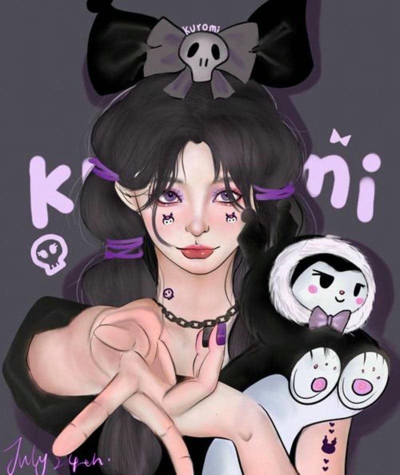 Bộ sưu tập 99+ hình ảnh Kuromi đáng yêu làm avatar 24 hình ảnh kuromi anime ngầu