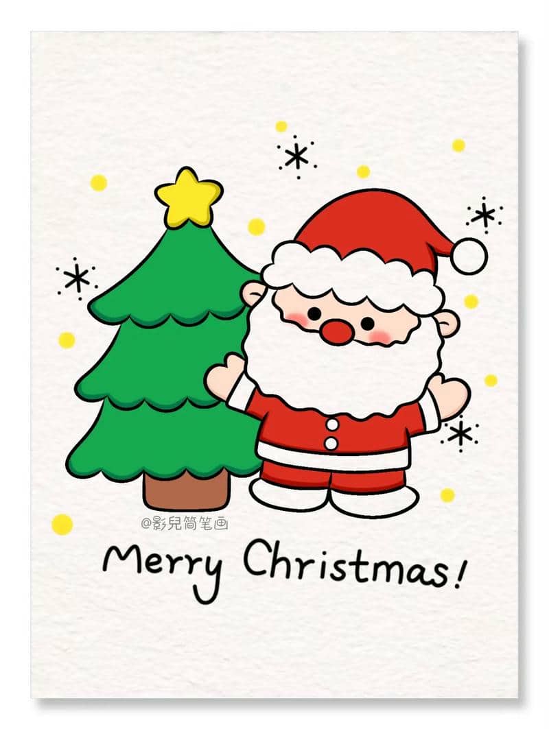 hình ảnh ông già noel cute