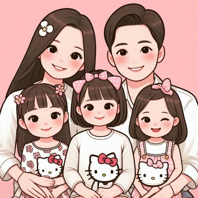 Chia sẻ 99+ hình ảnh chibi gia đình siêu dễ thương 12 hình ảnh về gia đình