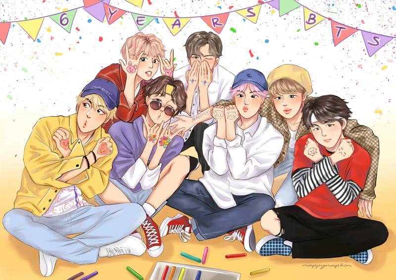 hình bts cute
