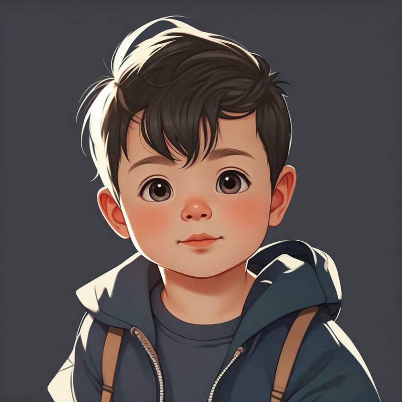 hình chibi bé trai