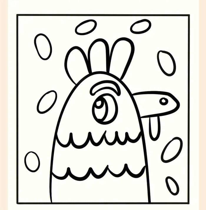 hình con vật tô màu