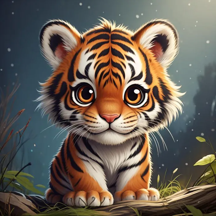 hình hổ mập chibi