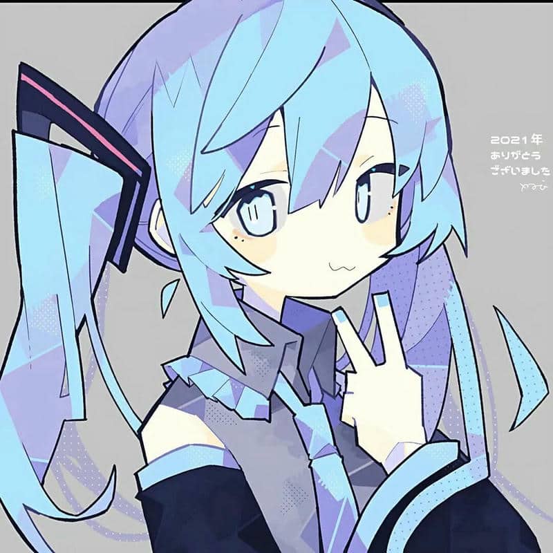 hình miku chibi anime