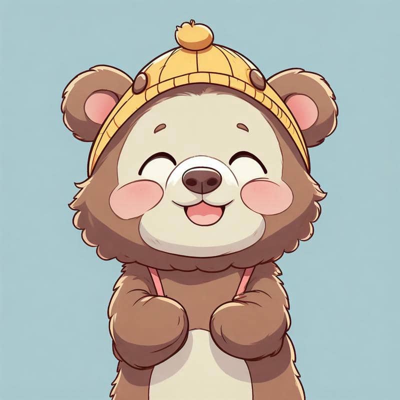 hình nền con gấu cute