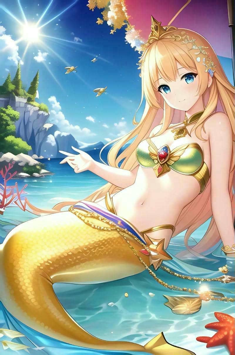 99+ Hình ảnh chibi nàng tiên cá cute, dễ thương nhất 36 hình nền điện thoại nàng tiên cá chibi