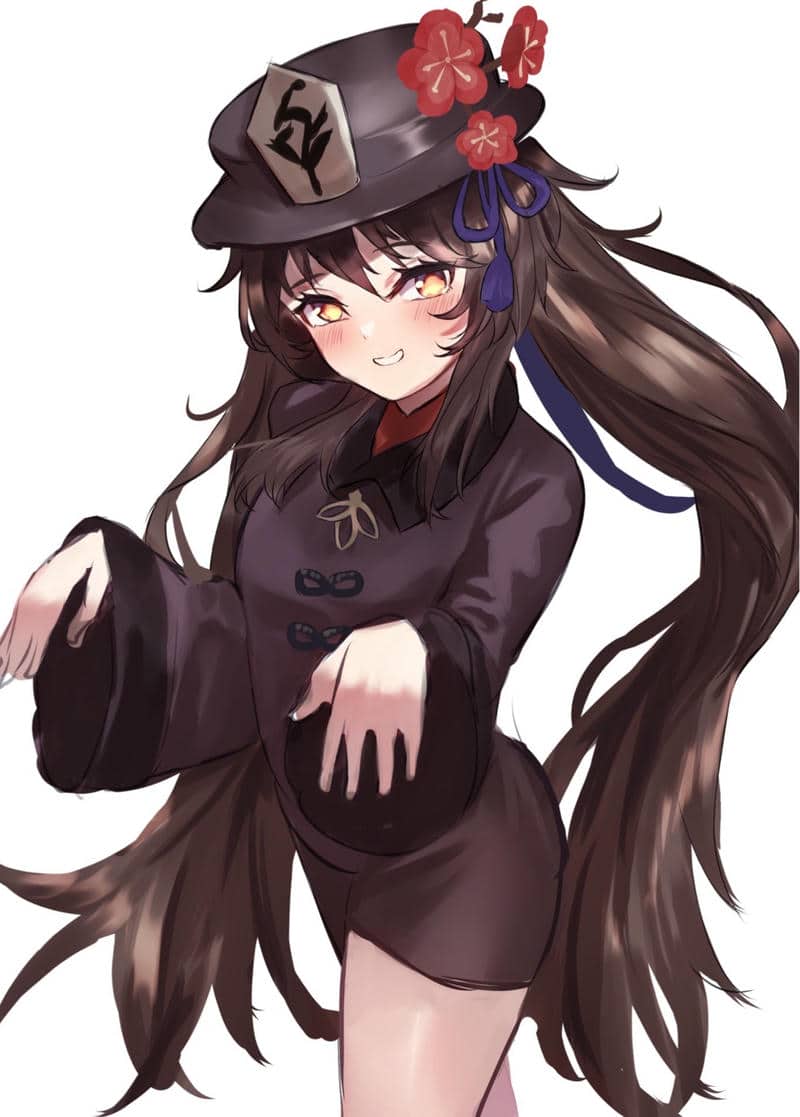 hình nền hutao chibi