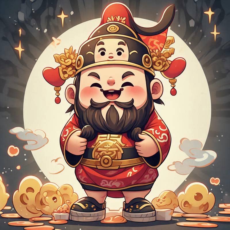 hình nền máy tính ông thần tài