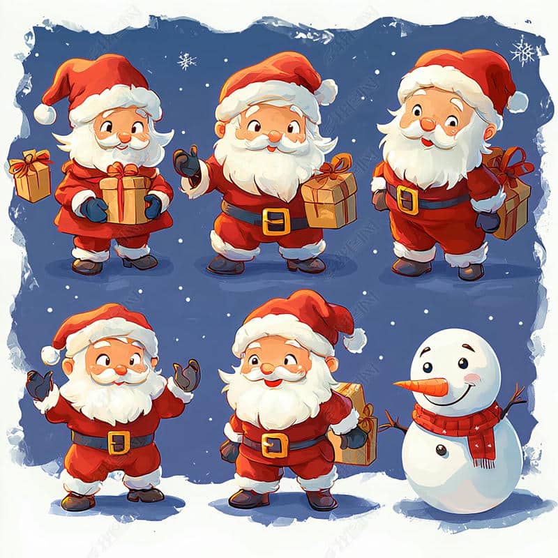 hình nền ông già noel đẹp