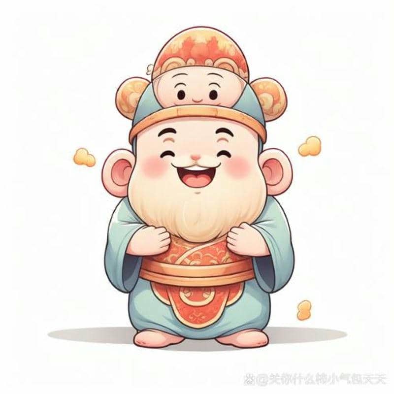 hình nền thần tài chibi