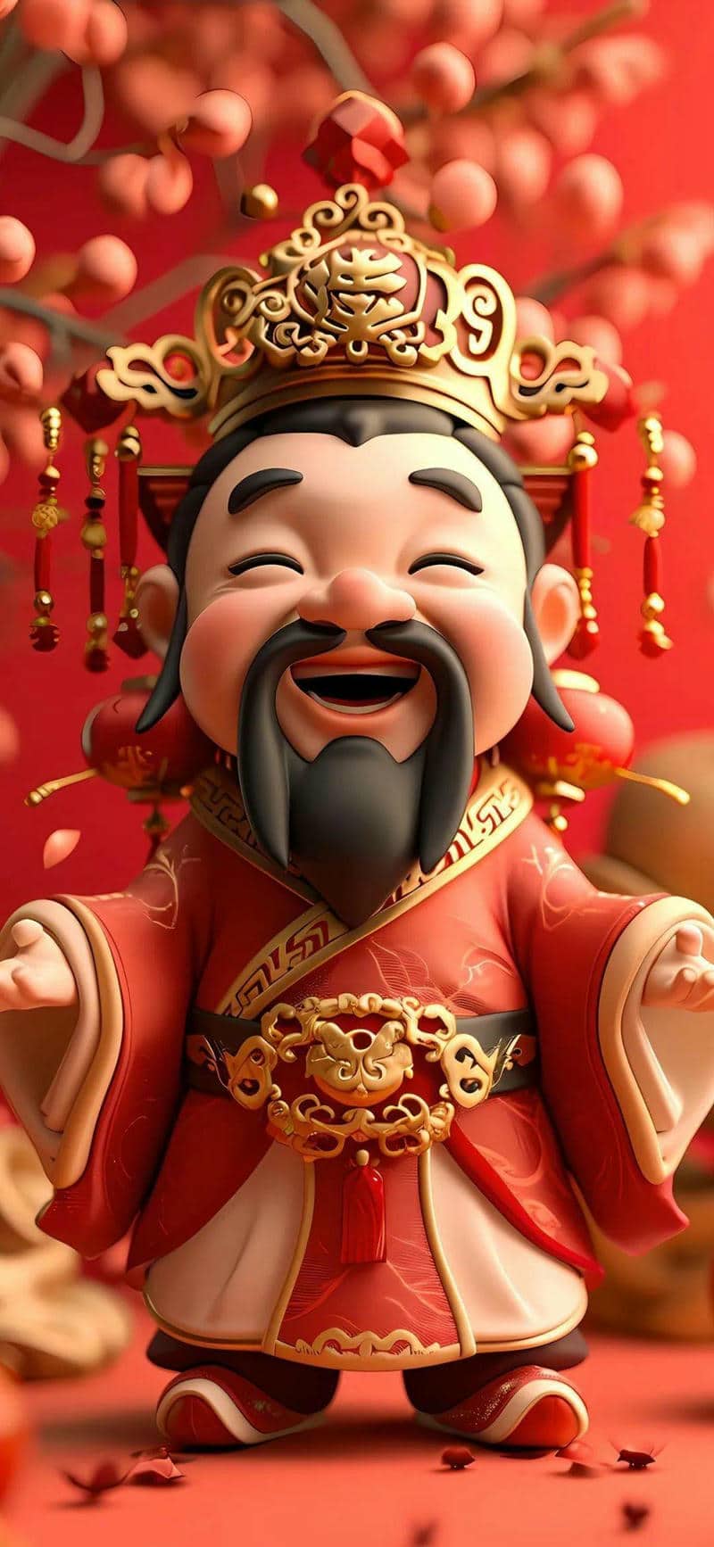 hình ông thần tài cười