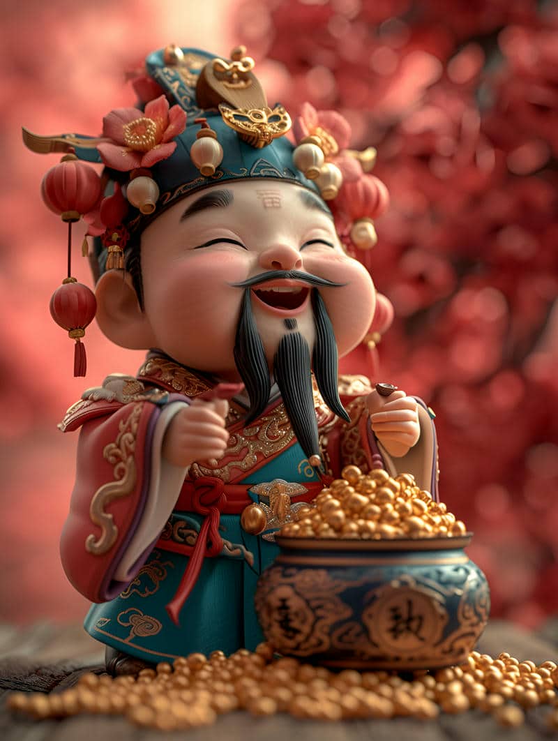 hình ông thần tài cute