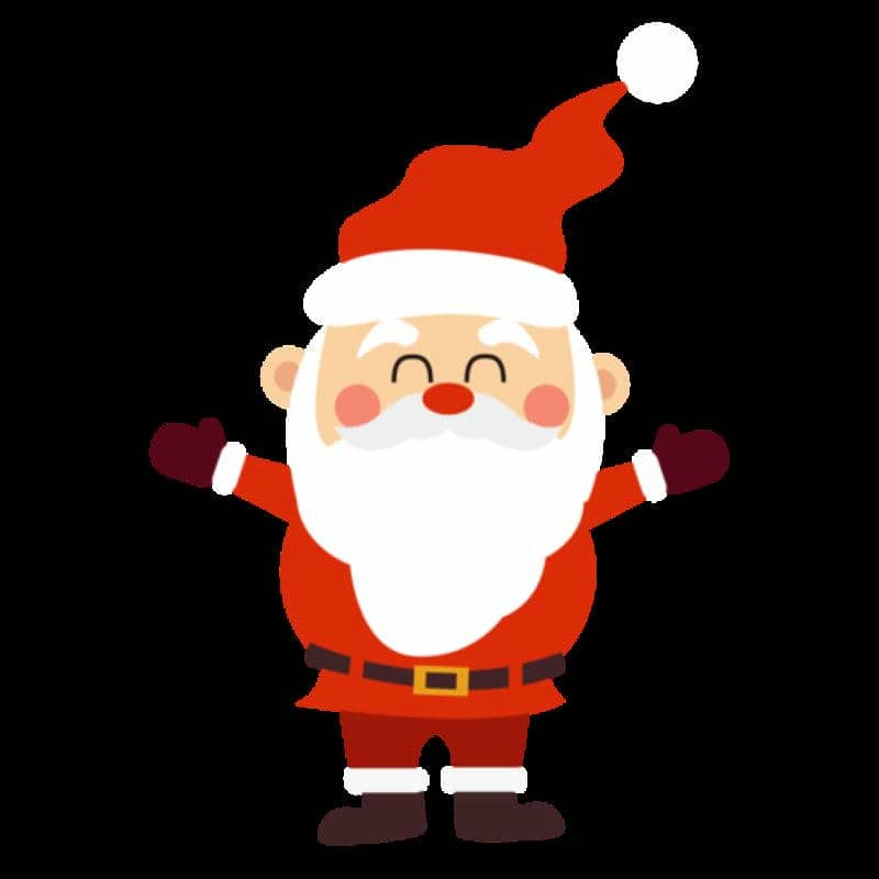 hình vẽ ông già noel anime cute