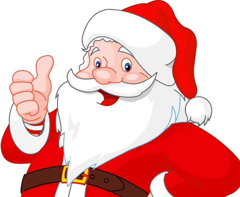 hình vẽ ông già noel cute chibi