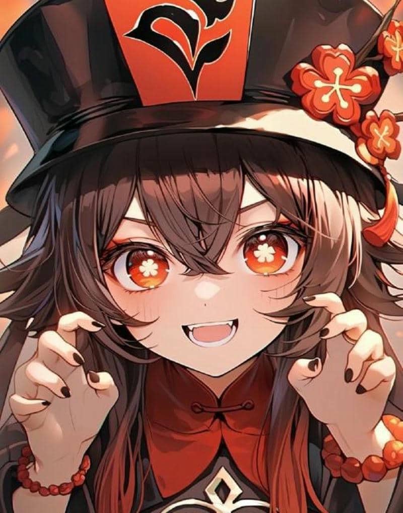 Gợi ý 99+ hình ảnh chibi Hutao cute, dễ thương nhất 7 hu tao