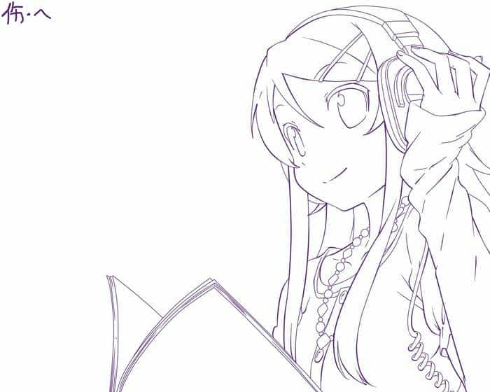 Tổng hợp 40+ hình tranh tô màu anime cute, đơn giản cho bé 24 in tranh tô màu anime