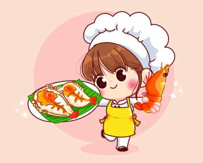 ảnh đầu bếp anime