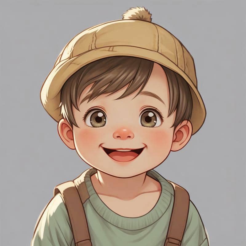 mẫu chibi cho bé trai