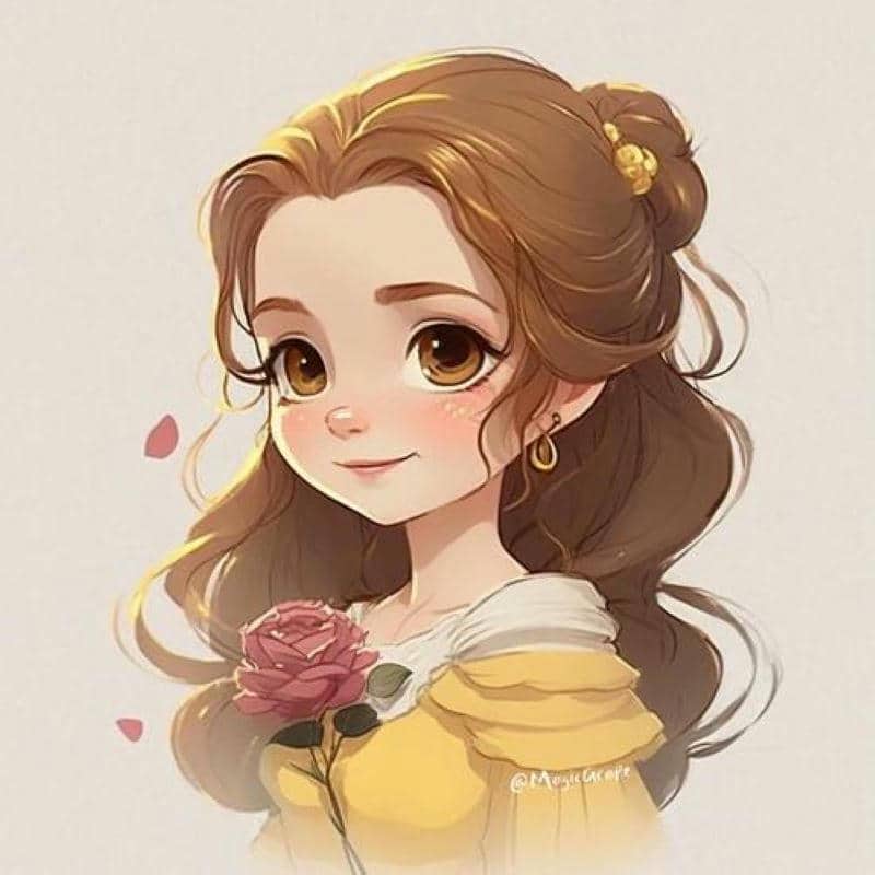 nền công chúa chibi anime