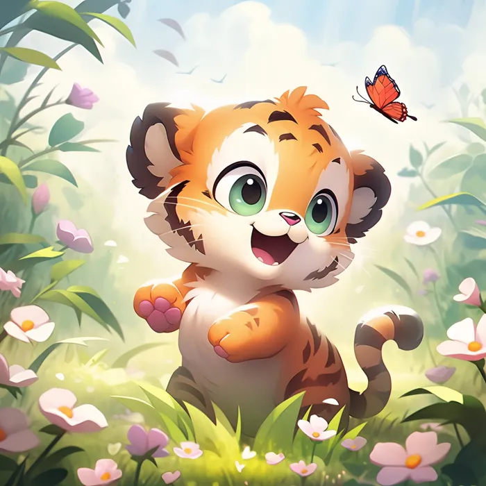 tiger hổ cute