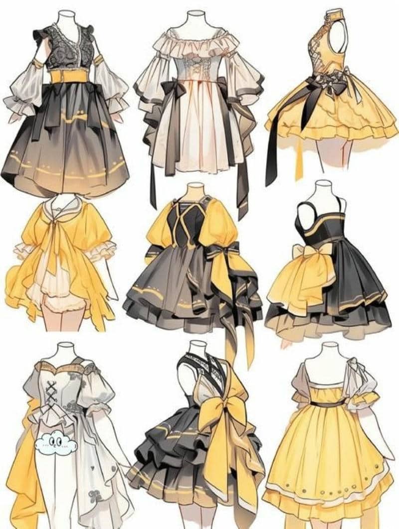 trang phục cute anime