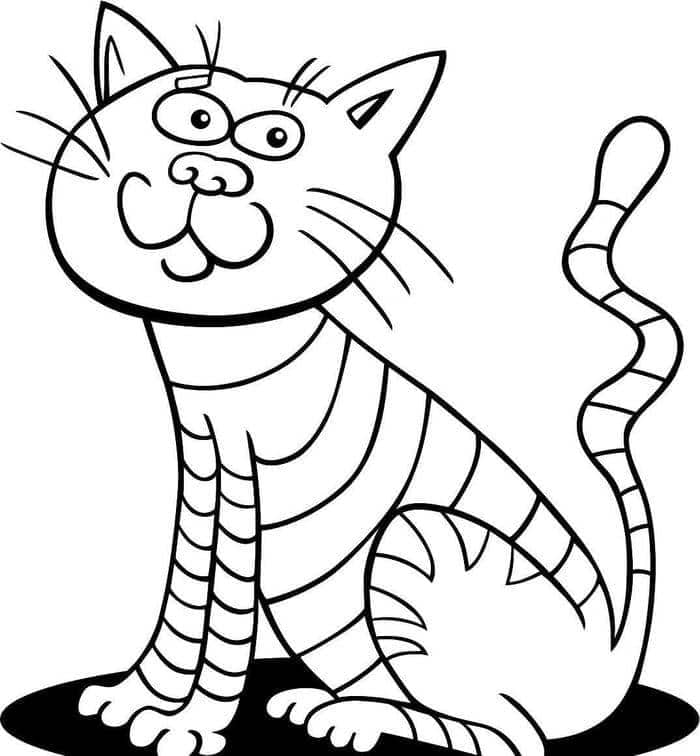 tranh tô con mèo