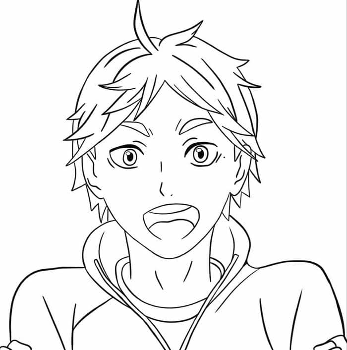 Tổng hợp 40+ hình tranh tô màu anime cute, đơn giản cho bé 19 tranh tô màu anime nam