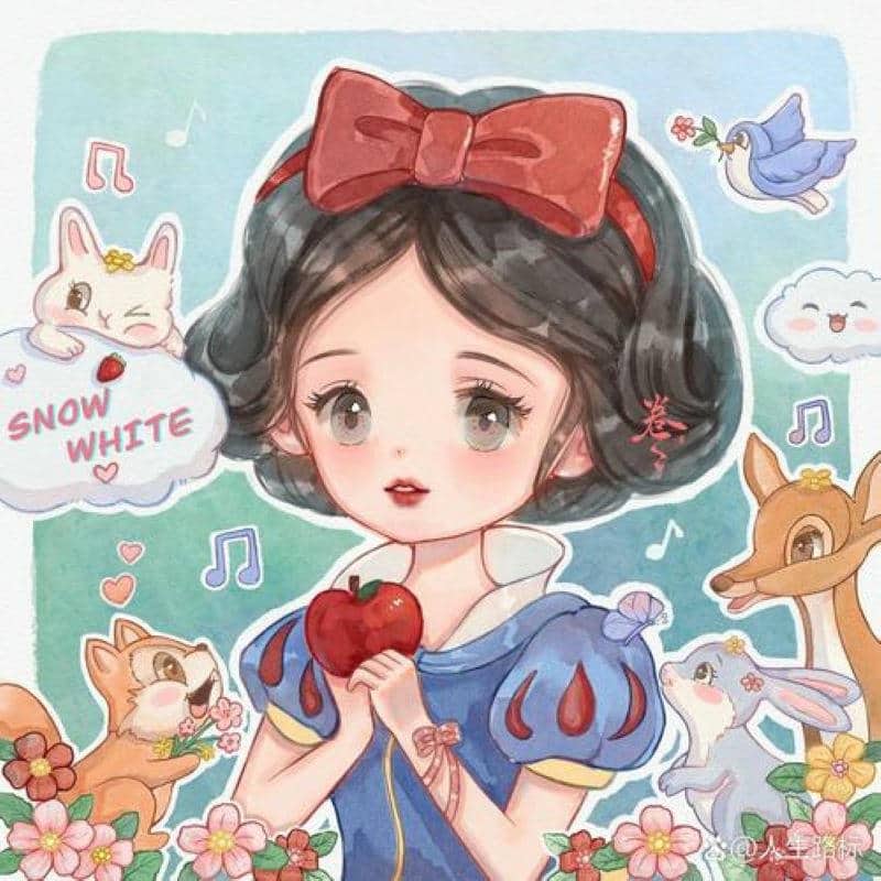 vẽ công chúa tóc mây