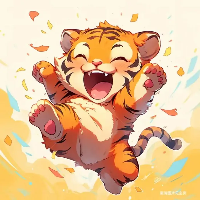 vẽ hổ chibi dễ thương