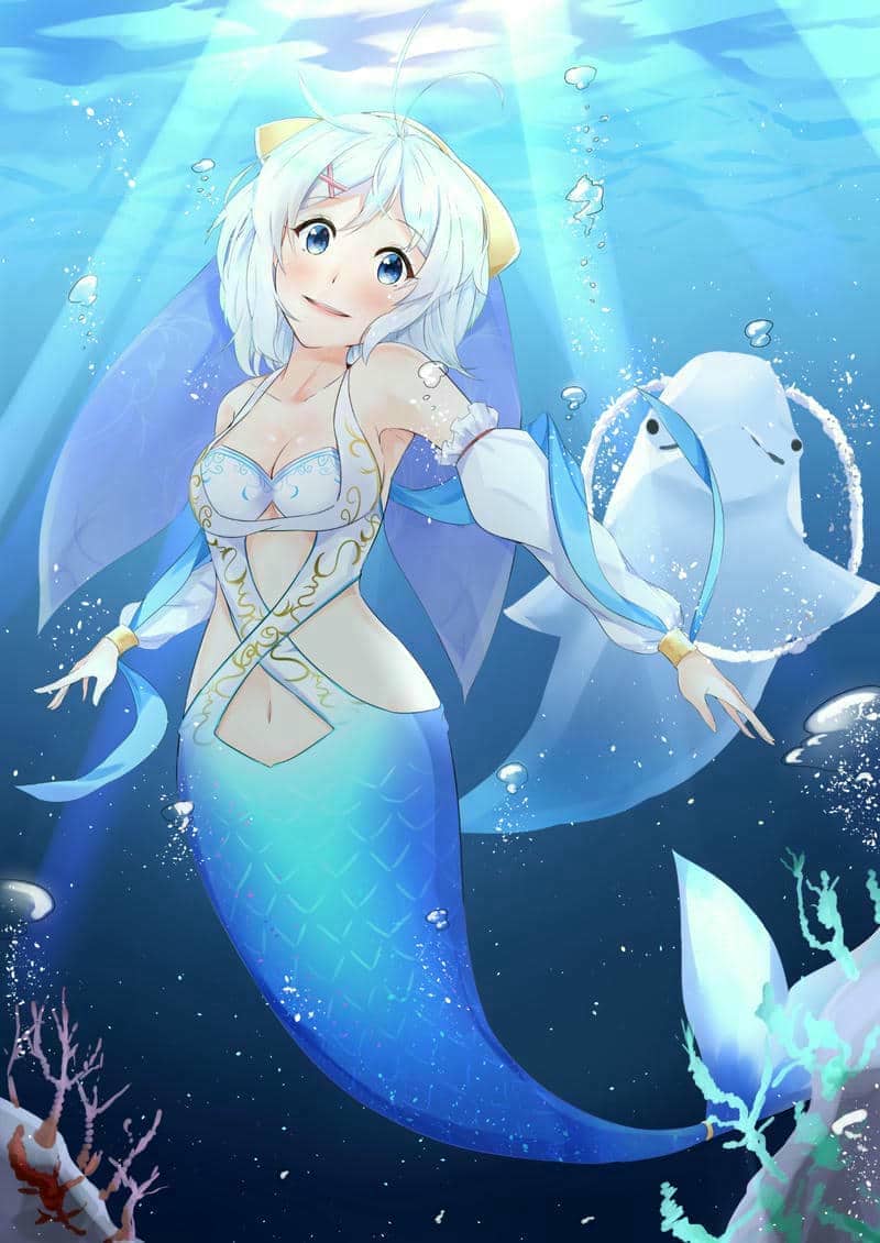 99+ Hình ảnh chibi nàng tiên cá cute, dễ thương nhất 48 vẽ nàng tiên cá chibi