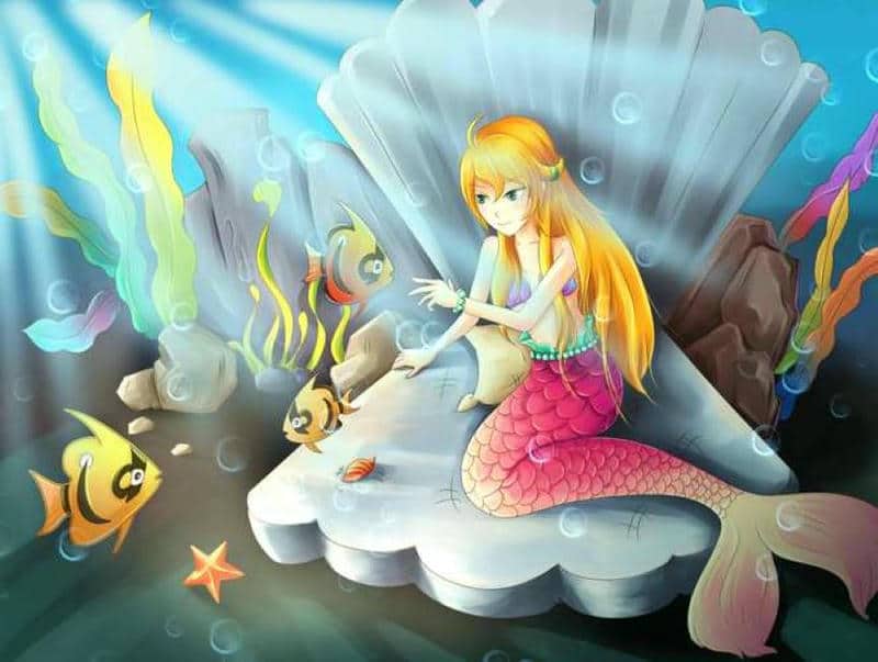 99+ Hình ảnh chibi nàng tiên cá cute, dễ thương nhất 26 vẽ nàng tiên cá