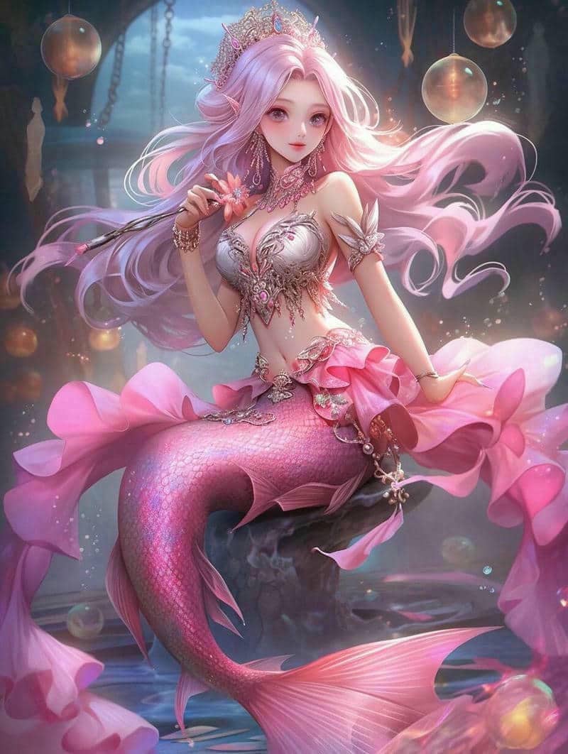 99+ Hình ảnh chibi nàng tiên cá cute, dễ thương nhất 54 vẽ nàng tiên có cánh