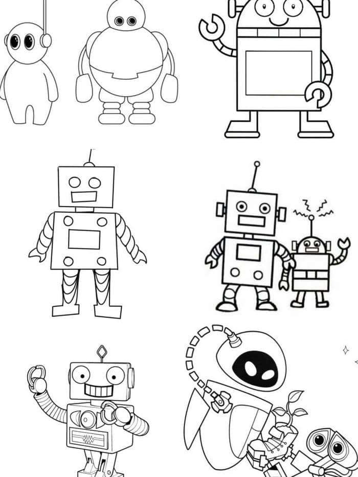 vẽ robot đơn giản