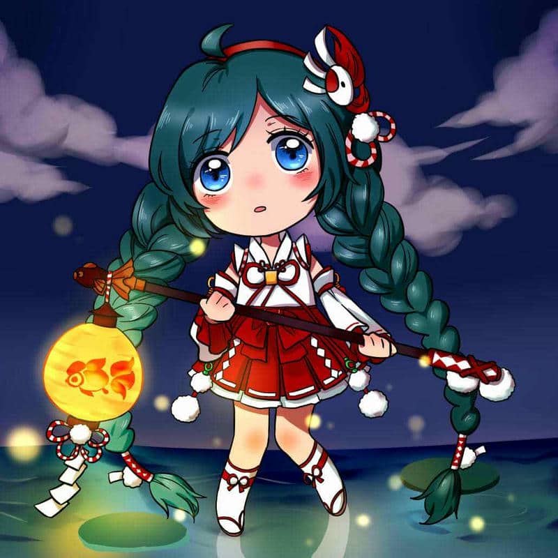 vẽ tướng liên quân chibi